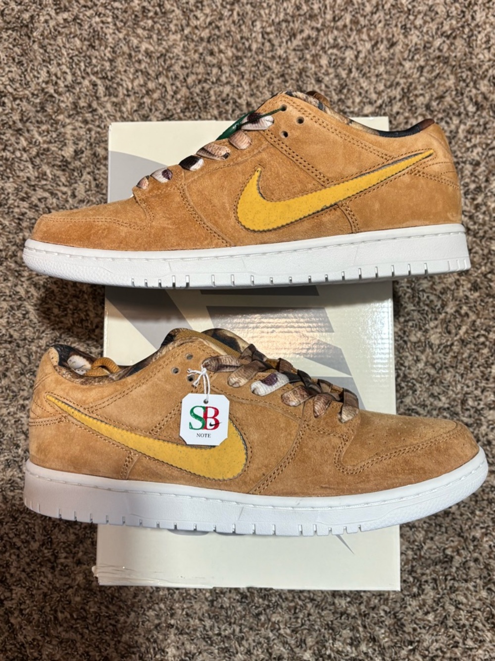 Nike SB dunk low X NOTE shop. New. 8.5 men’s